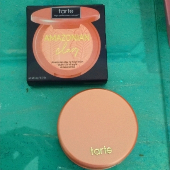 3/$30 NIB tarte Amazonian Clay 12 Hour Blush - White Peach - Picture 7 of 8